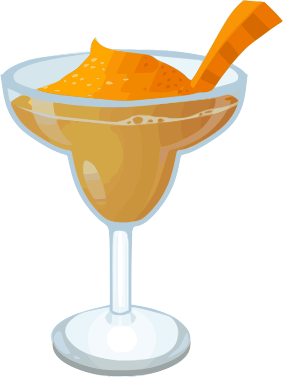 Professionelle frozen cocktails med festlige farver